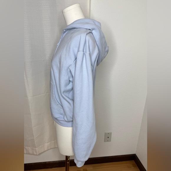 SKIMS COTTON FLEECE CLASSIC ZIP UP HOODIE - Picture 7 of 10